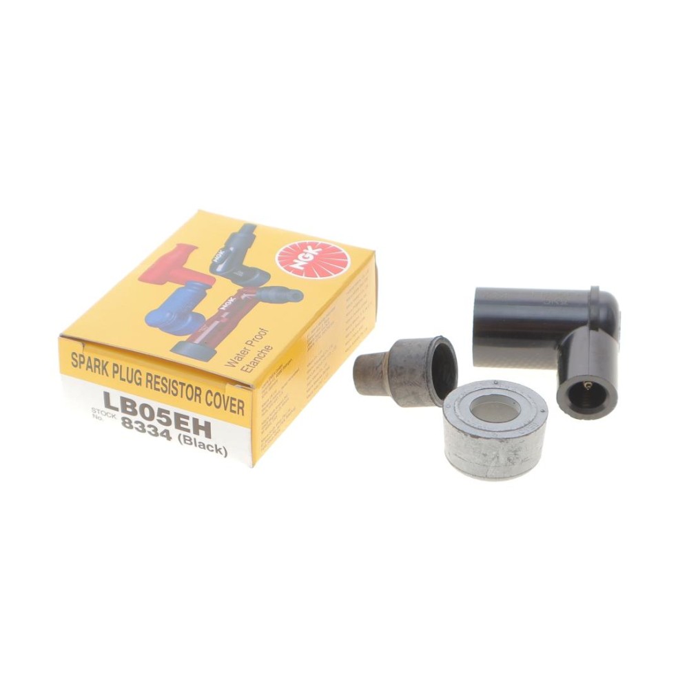 Наконечник свічки запалювання (чорний) (90°/14mm) (LB05EH)