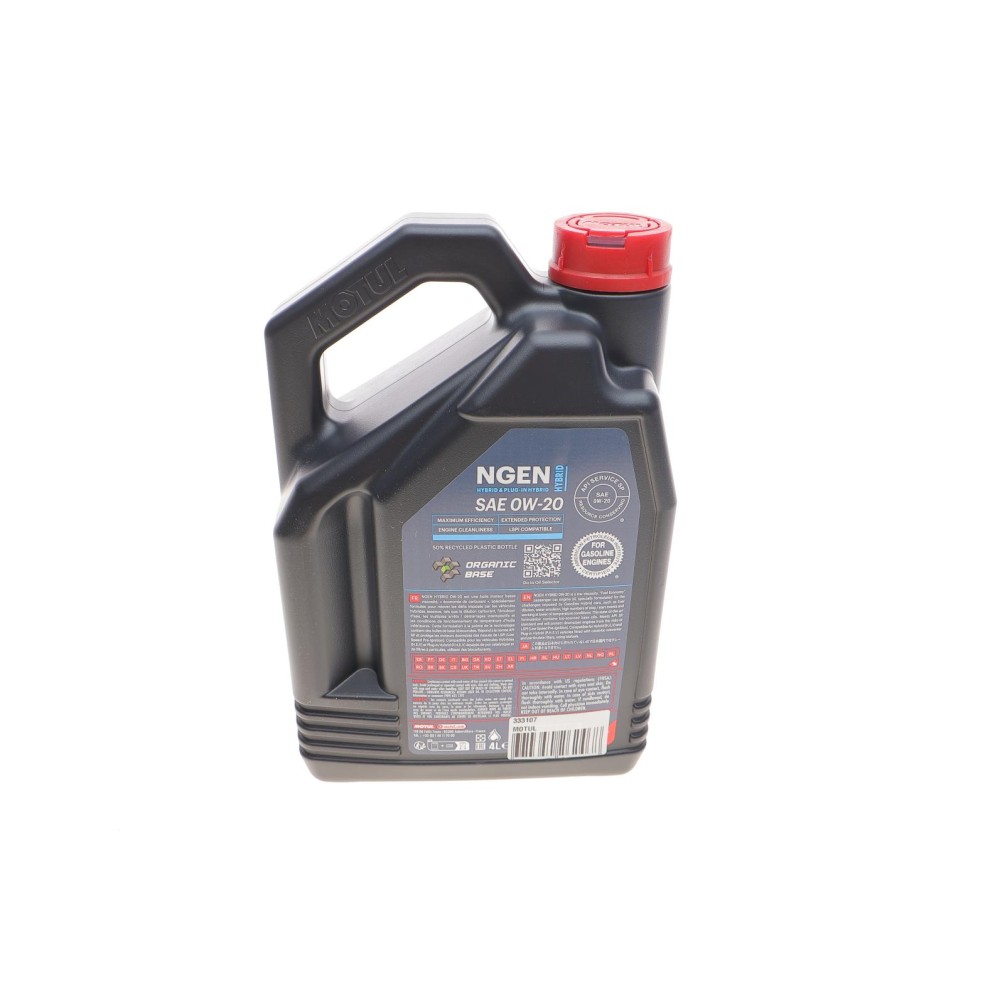 Олива 0W20 Hybrid (4L) (107142) API SP/ ILSAC GF-6b/ILSAC GF-6a