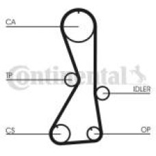 Комплект ГРМ Mitsubishi Space Wagon/Galant 2.0 96-04 (29x122z)