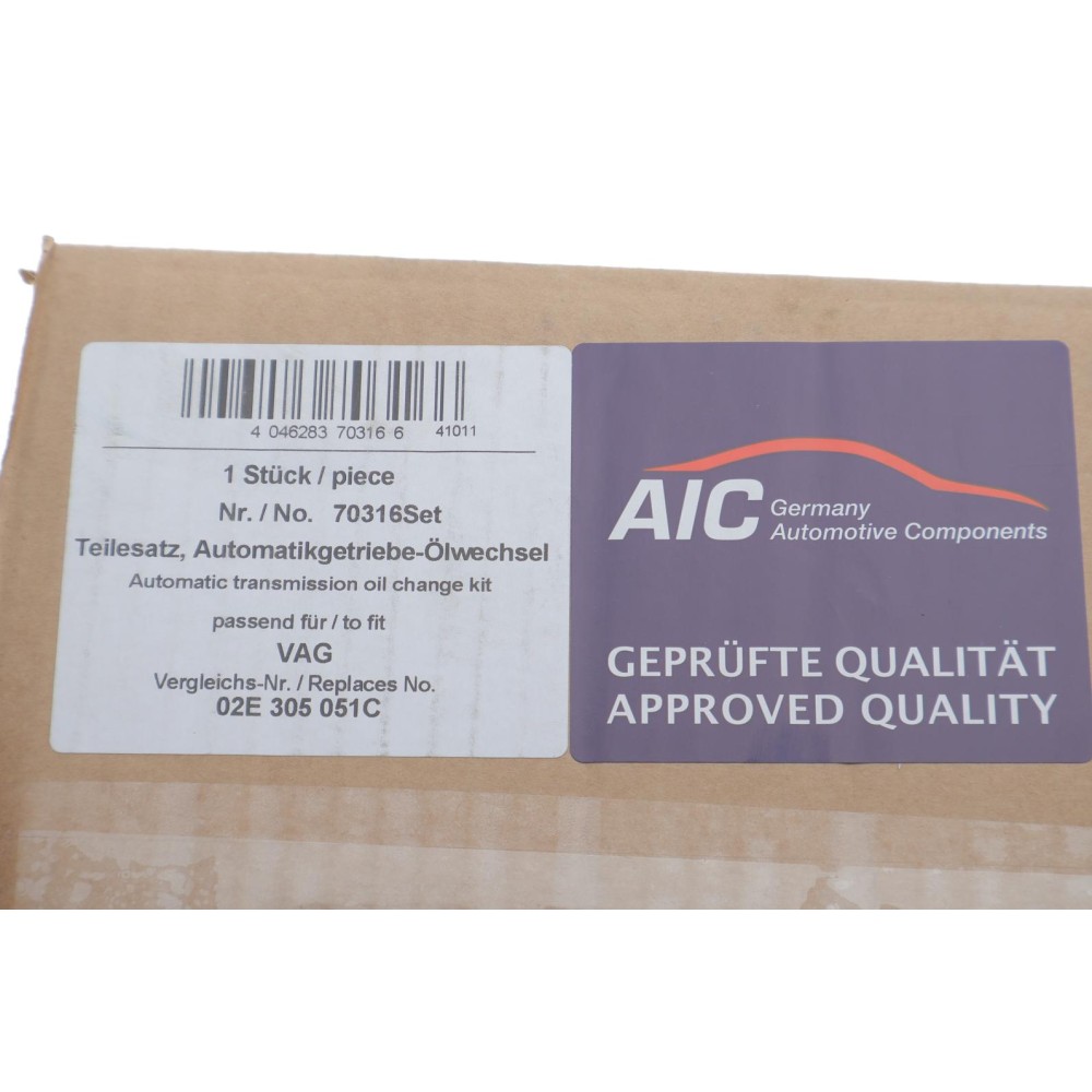 Комплект для заміни оливи АКПП Audi/Skoda/Seat/VW 03- (02E/0D9/DQ250)