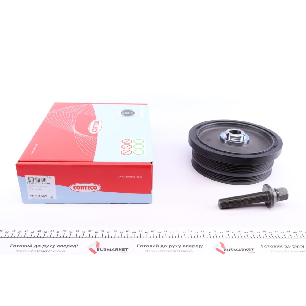 Шків колінвалу BMW 1/3/5/X3 2.0D 02- (4PK+6PK)