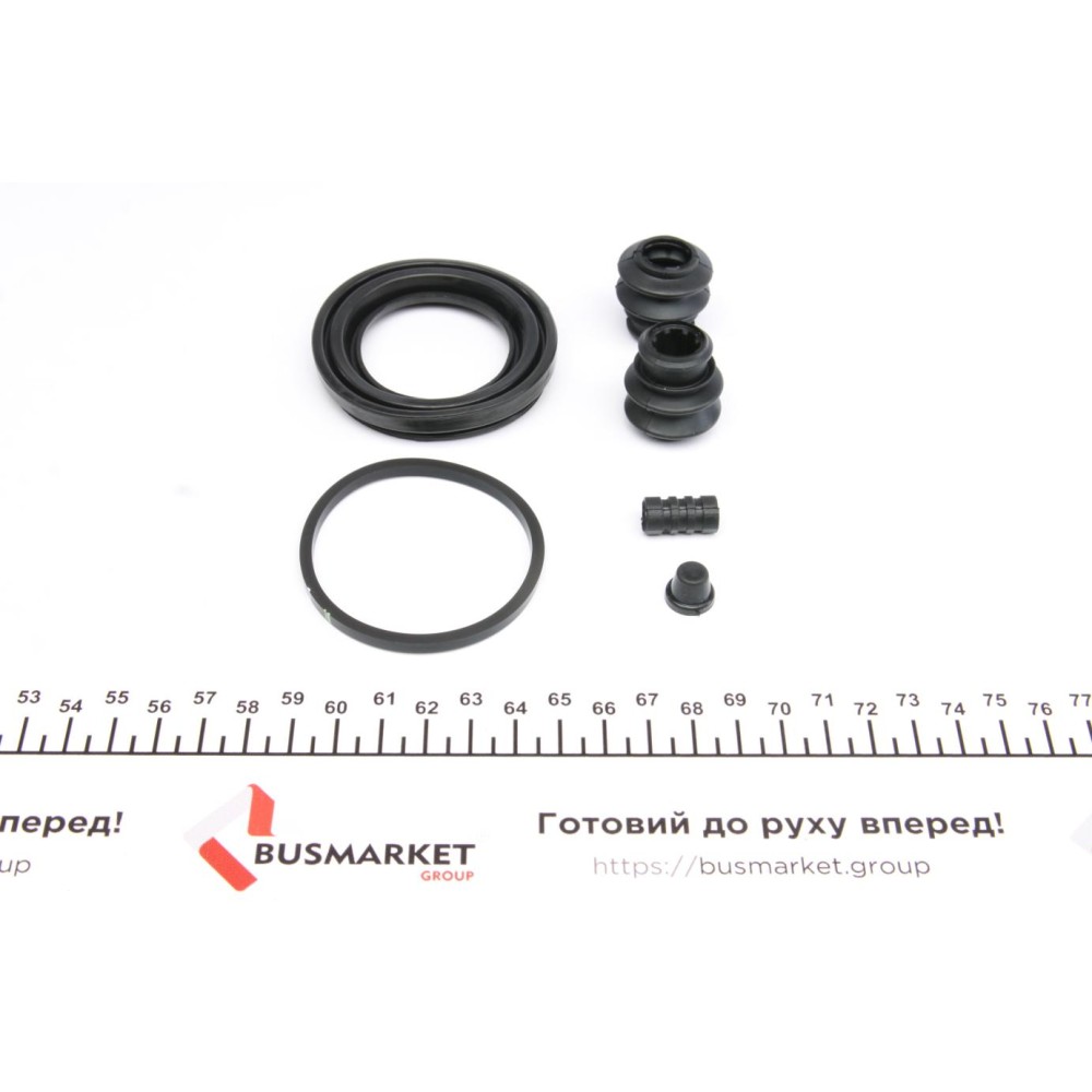 Ремкомплект супорта (переднього) Hyundai Accent III 05-10 (d=54mm) (+поршень) (Kasco)