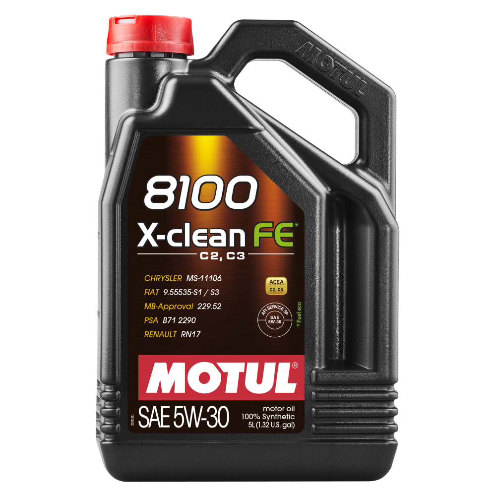 Олива 5W30 X-clean FE 8100 (5L) (ACEA C2/C3/API SP/MB229.52/PSA B71 2290/RN17) (112781)