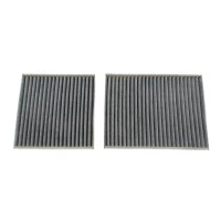 Фільтр салону Citroen C3 09-/C4 Cactus/Peugeot 2008 13-/207 06-15/208 12- (к-кт 2шт.) (вугільний)