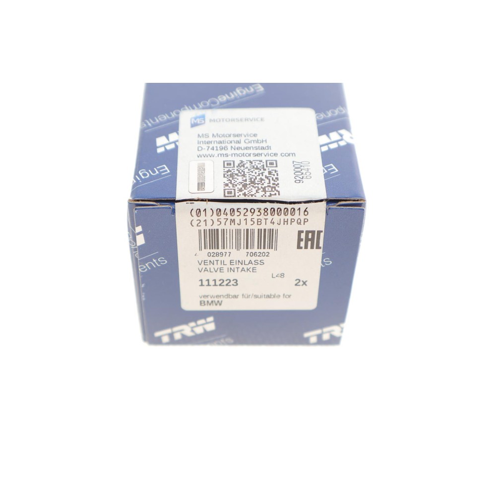Клапан (впуск) BMW 3 (F30/F80)/5 (F10)/7 (f01-F04) 11-18 N20/N26/N55