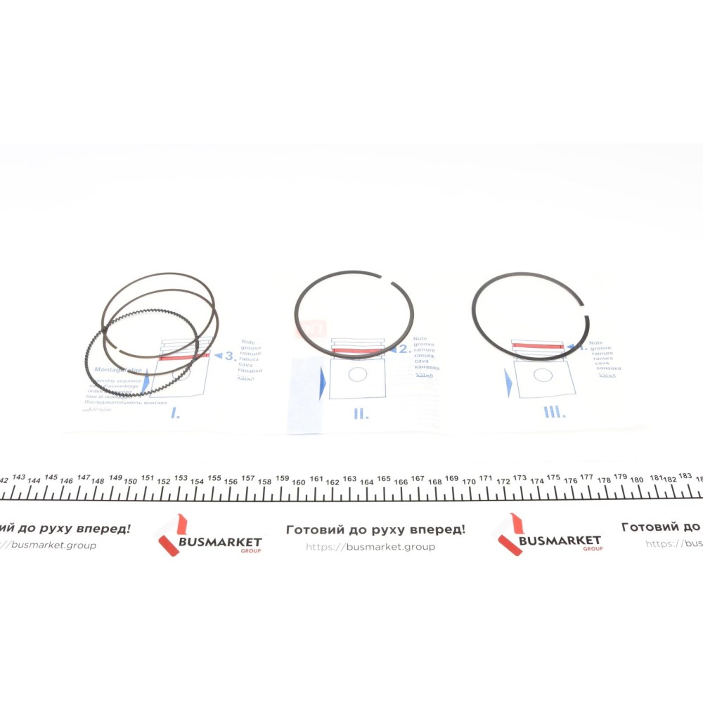 Кільця поршневі Ford Tourneo Connect/Transit Connect 1.6 13- (79.5/+0.5) (1.2-1.2-2.0) = 8921765000