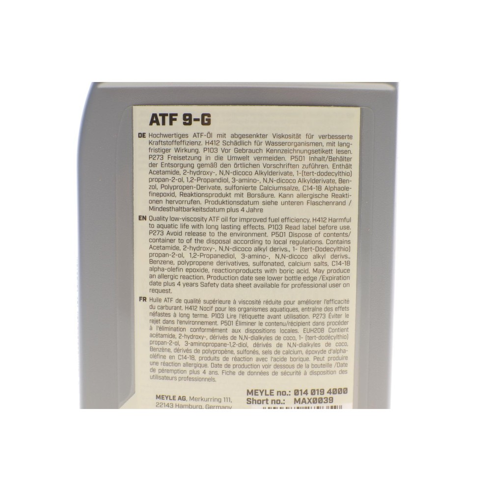 Олива АКПП ATF (1L) (жовте) (MB 236.16/MB236.17)