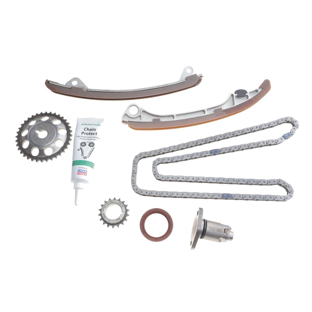 Комплект ланцюга ГРМ Toyota Corolla 1.8 VVTL-i 01-07, (ланцюг INA)