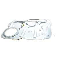 Склопідіймач (передній) VW Touran 03-15 (R) (електро) (без моторчика) (з пластиною)