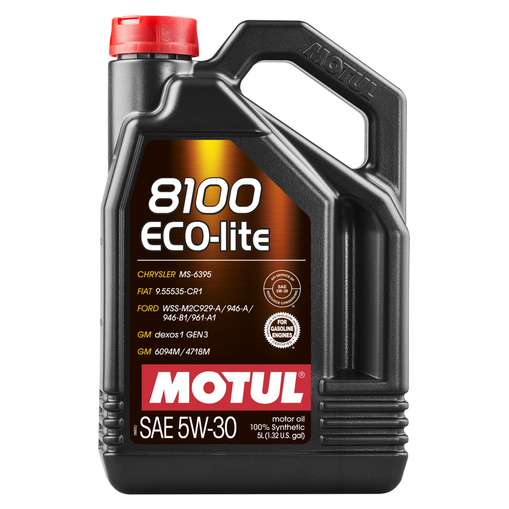 Олива 5W30 ECO-lite SAE 8100 (5L) (GM-dexos1 GEN3/FORD M2C 929-A/M2C 946-A ) (107252/108214/104989)