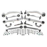 Комплект важелів підвіски (передньої) Audi A4 94-00/A6 97-05/VW Passat B5 00-05 (тонкий палец d=16mm/повний)