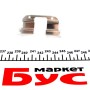 Планка супорта (переднього) прижимна (к-кт) Chevrolet Matiz/Daewoo Matiz 0.8/1.0 03- (Dac)