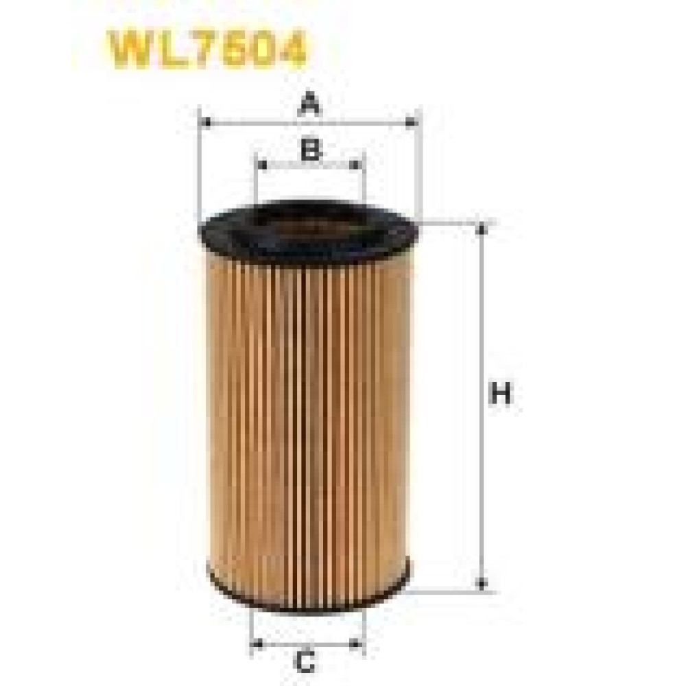 Фільтр масляний Audi A3/A4/A6/Q3/VW Golf V/VI/Passat 2.0 FSI 04-