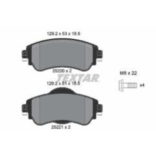 Колодки гальмівні (передні) Citroen C4 09-/DS4 11-15 (TRW) Q+