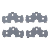 Комплект протискрипних пластин (задніх) Ford Connect/Focus 02-13/Renault Megane 02- (ATE/Teves)