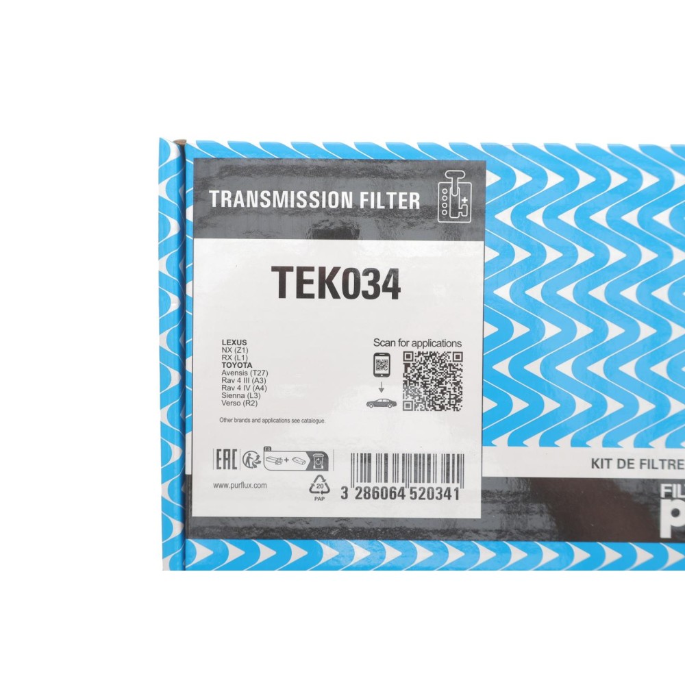 Фільтр АКПП Toyota Avensis/Camry/Rav 4 III/IV 2.0/2.2D/3.5 05- (к-кт)