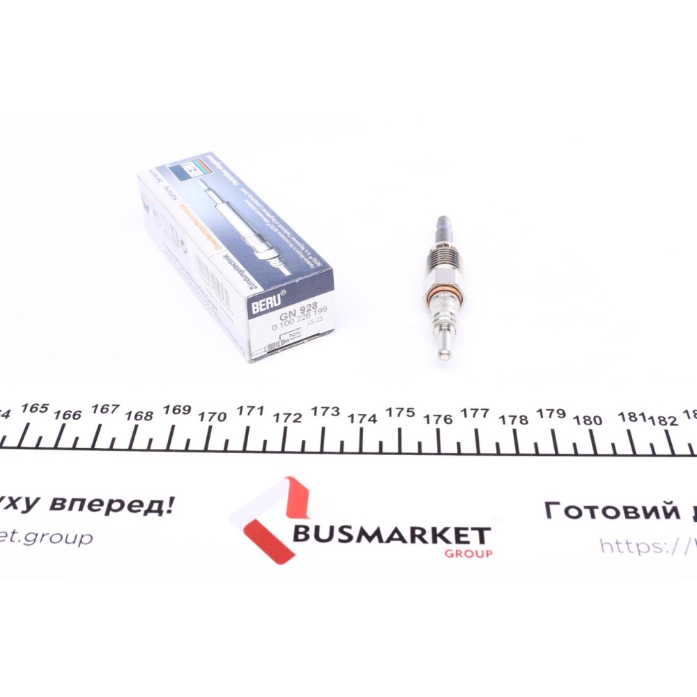 Свічка розжарювання VW Passat/Caddy II 1.9TDI 93-05 (12V) (M12x1.25) L=72.5mm