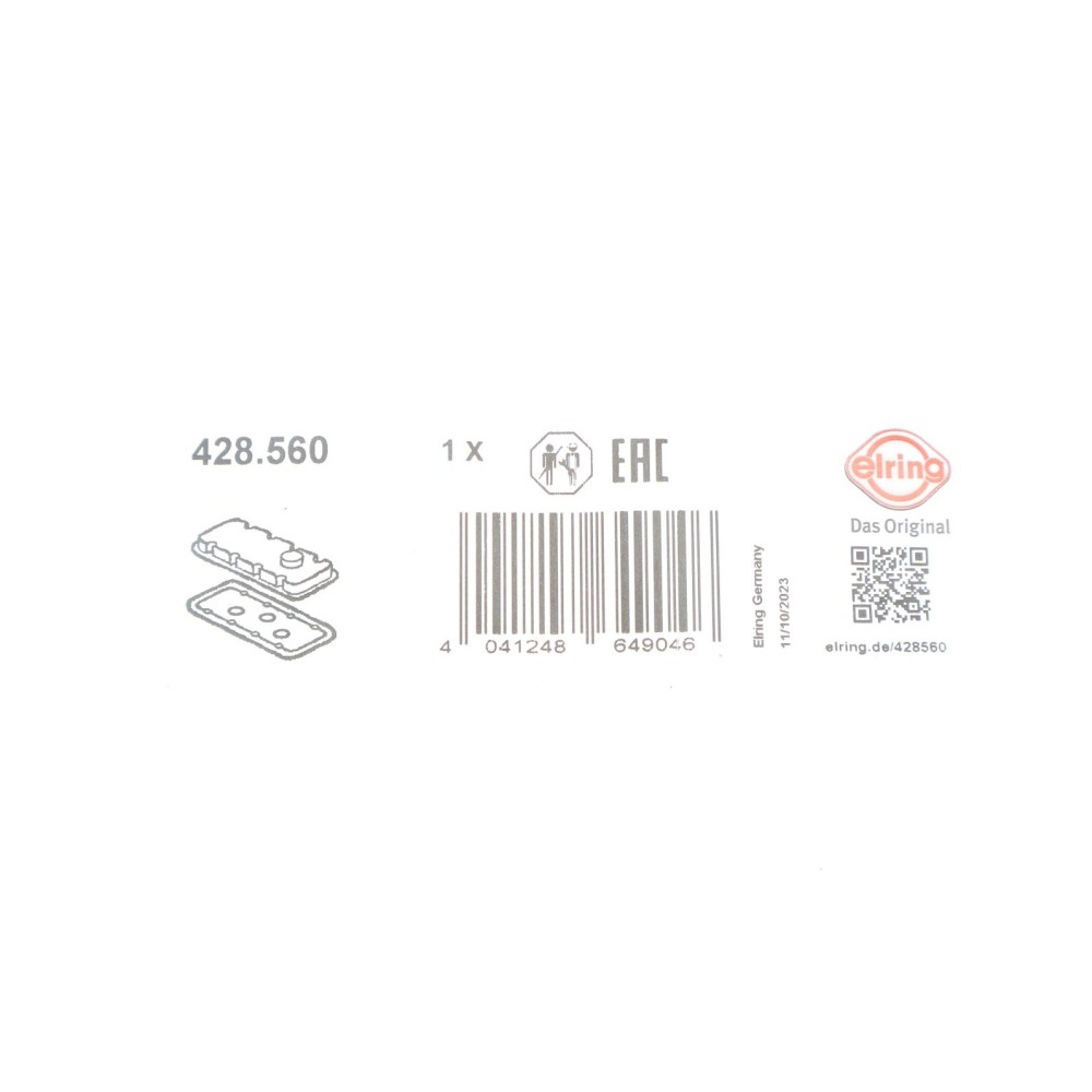 Прокладка кришки клапанів Honda City/Civic/Jazz 1.2/1.3/1.4 02-12