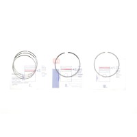 Кільця поршневі Renault Megane/Scenic 1.4 09-16 (78.00mm/STD) (1.2-1.2-2)