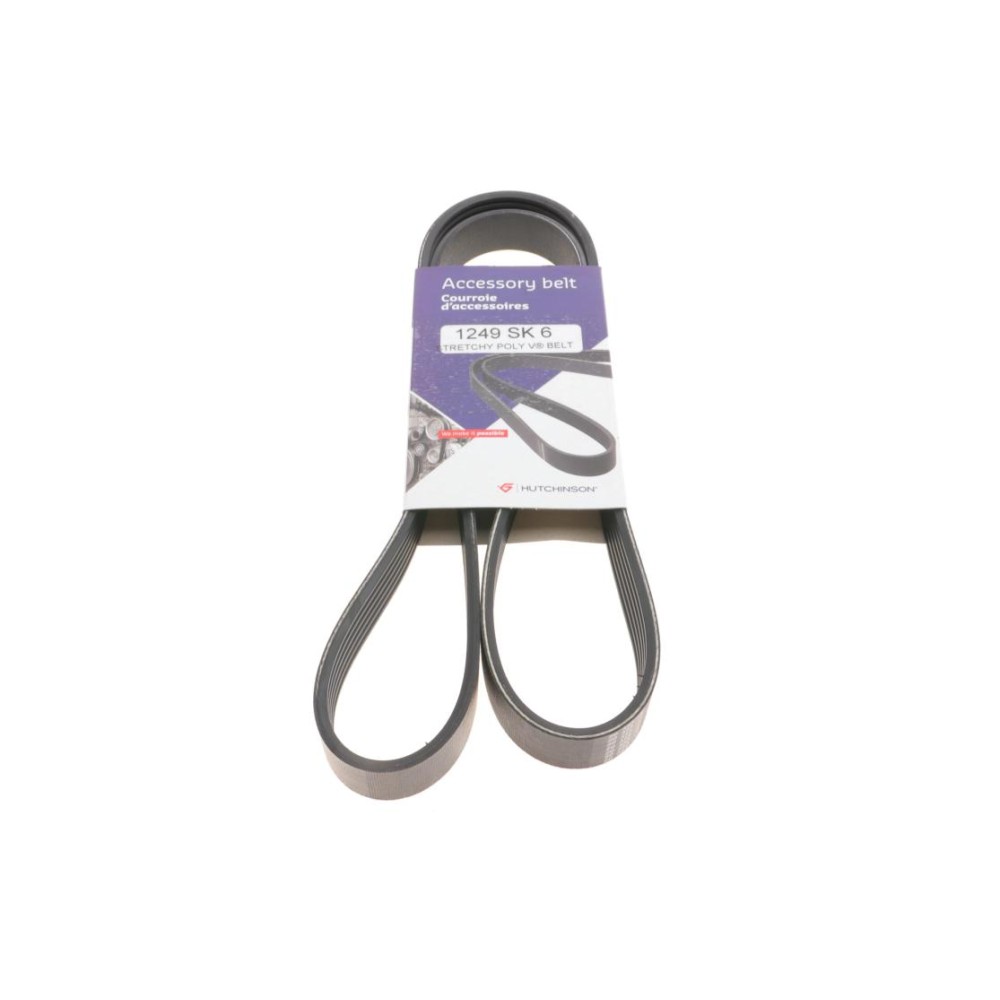 Ремінь генератора Ford Focus 1.8/2.0 04-12 (6PK1249)