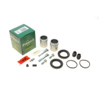 Ремкомплект супорта (переднього) Hyundai Santa Fe 01- (d=43mm) (+2 поршня/направляюча) (Mando)