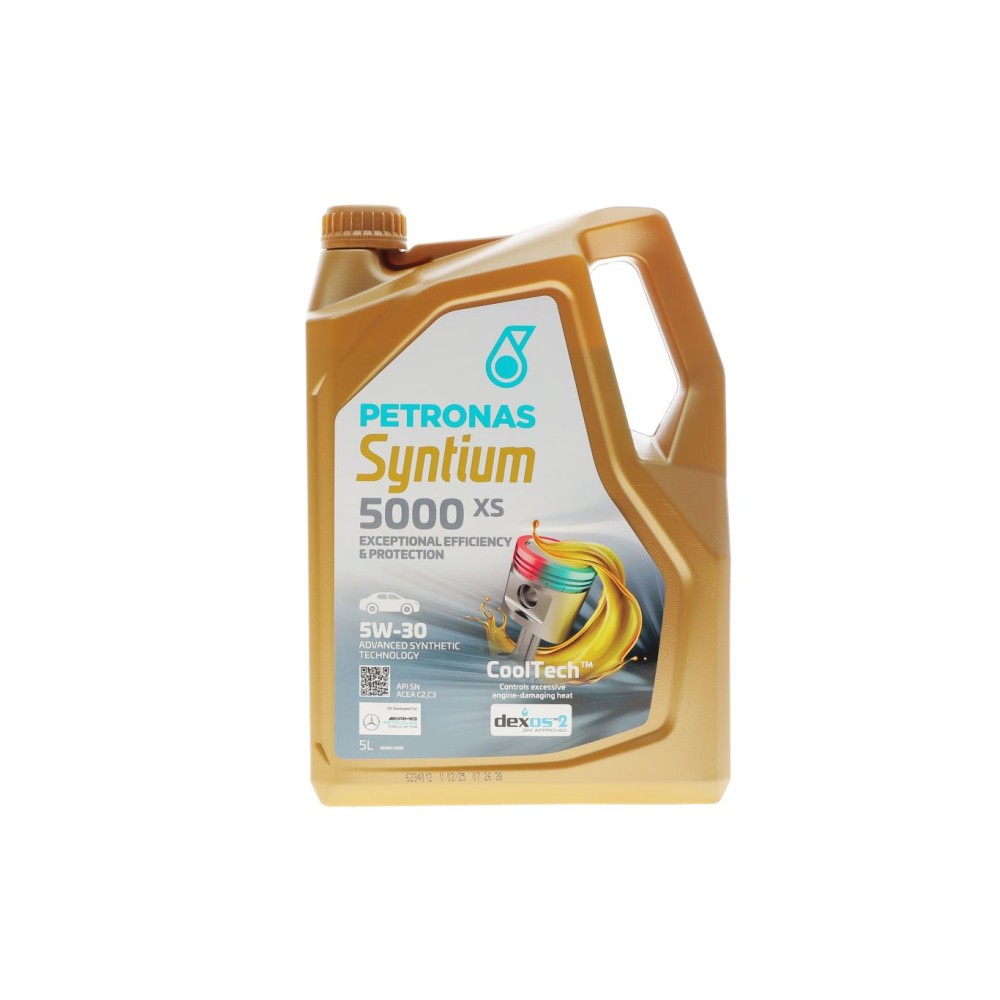 Олива 5W30 SYNTIUM 5000 XS (5L) GM Dexos 2 (API SN/ACEA C2/C3) заміна для 70660M12EU