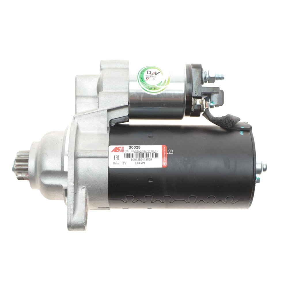 Стартер VW Caddy II/Golf IV/Passat 1.9TDI 93-05 (12V/1.8kw) (z=10/11)