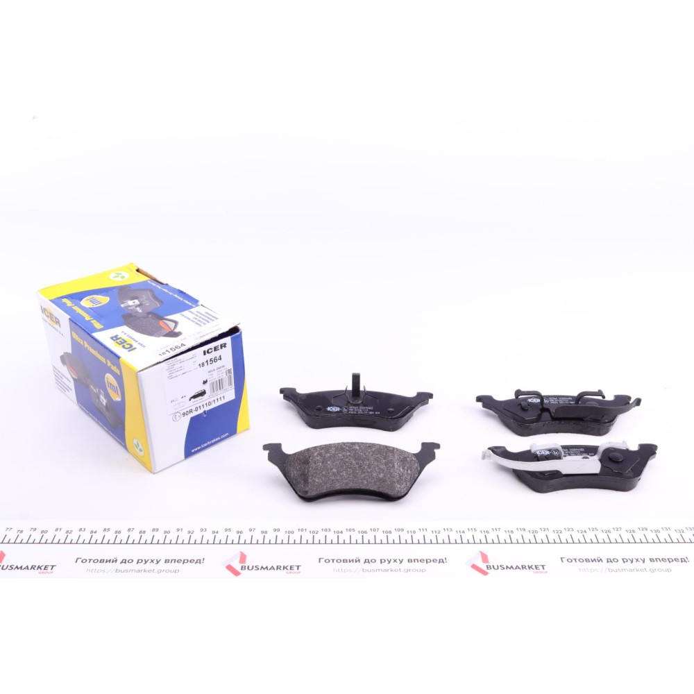 Колодки гальмівні (задні) Chrysler Voyager IV 00-08/Dodge Caravan 00-07/Jeep Cherokee 01-08