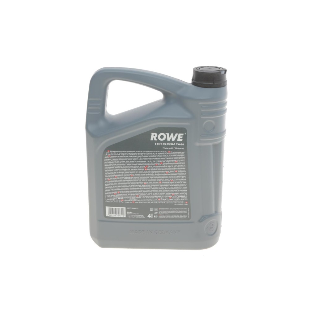 Олива 0W20 HIGHTEC SYNT RS C5 (4L) (MB 229.72/Ford WSS-M2C947-A/B1/Ford WSS-M2C962-A1)