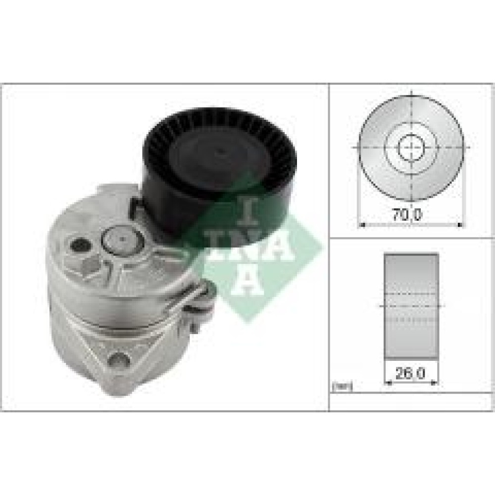 Натяжник ременя генератора BMW 3/5/7/X5 1.6/2.0/2.5/2.8/3.0 95-, M43/M52/M54