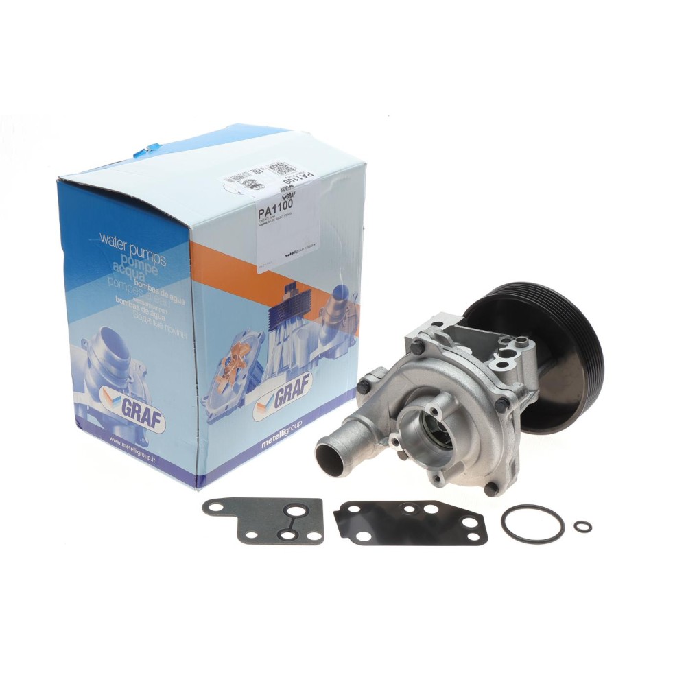 Помпа води Ford Transit VIII 2.4TDCi RWD 06-14 (R/B) (8 лоп.) (7 кан.) (з корпусом)