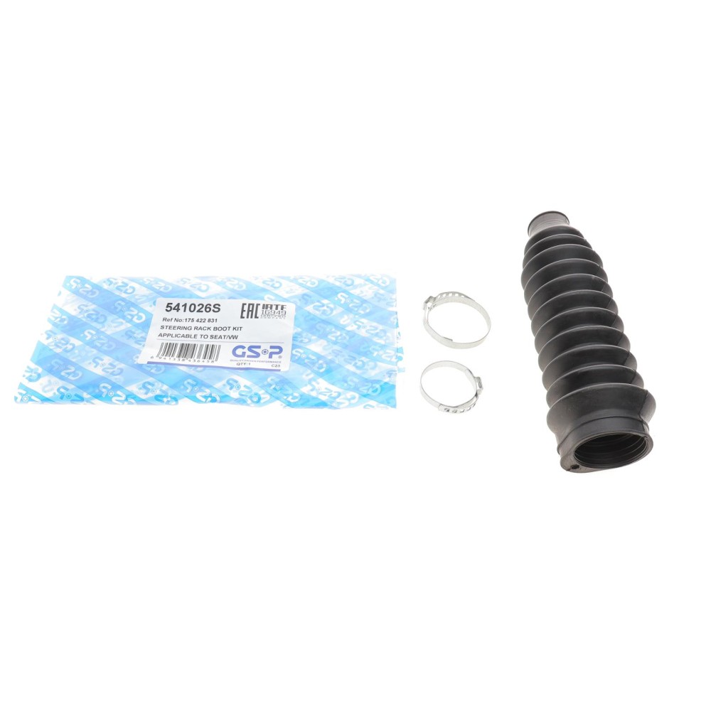 Пильник рейки рульової VW Caddy II 95-03 (к-кт)(L=213mm)