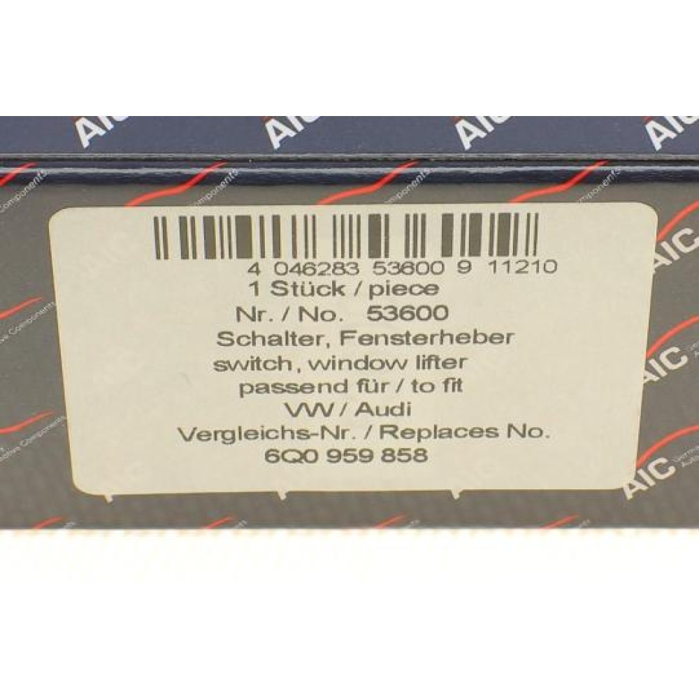 Кнопка склопідіймача (L) VW Polo/Fox/Seat Ibiza/Cordoba/Skoda Fabia 03-10