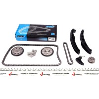 Комплект ланцюга ГРМ VW Golf V/VI 1.4TSI 10/03-, 90/118kw (z=130/18-18/36/36)