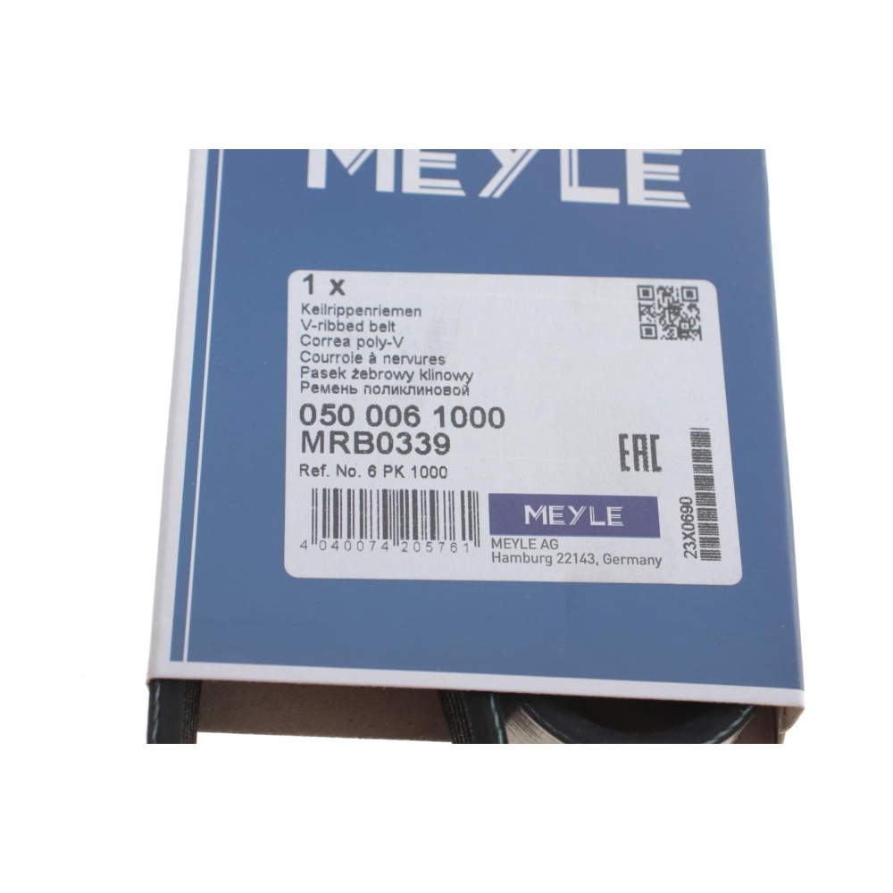Ремінь генератора MB OM601/602 2.3D (6PK1000)