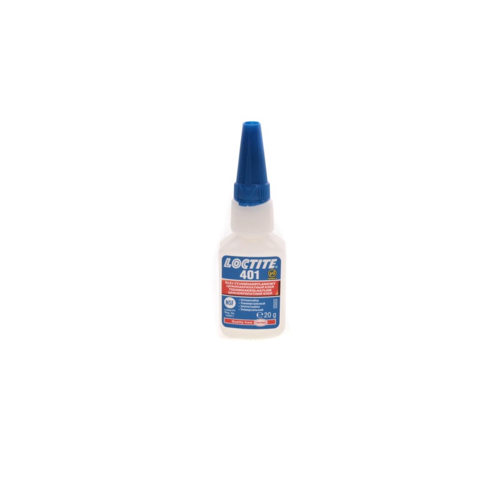 LOCTITE 401 BO20G UA суперклей універсальний (-40 до +120°С) пониженої в'язкость