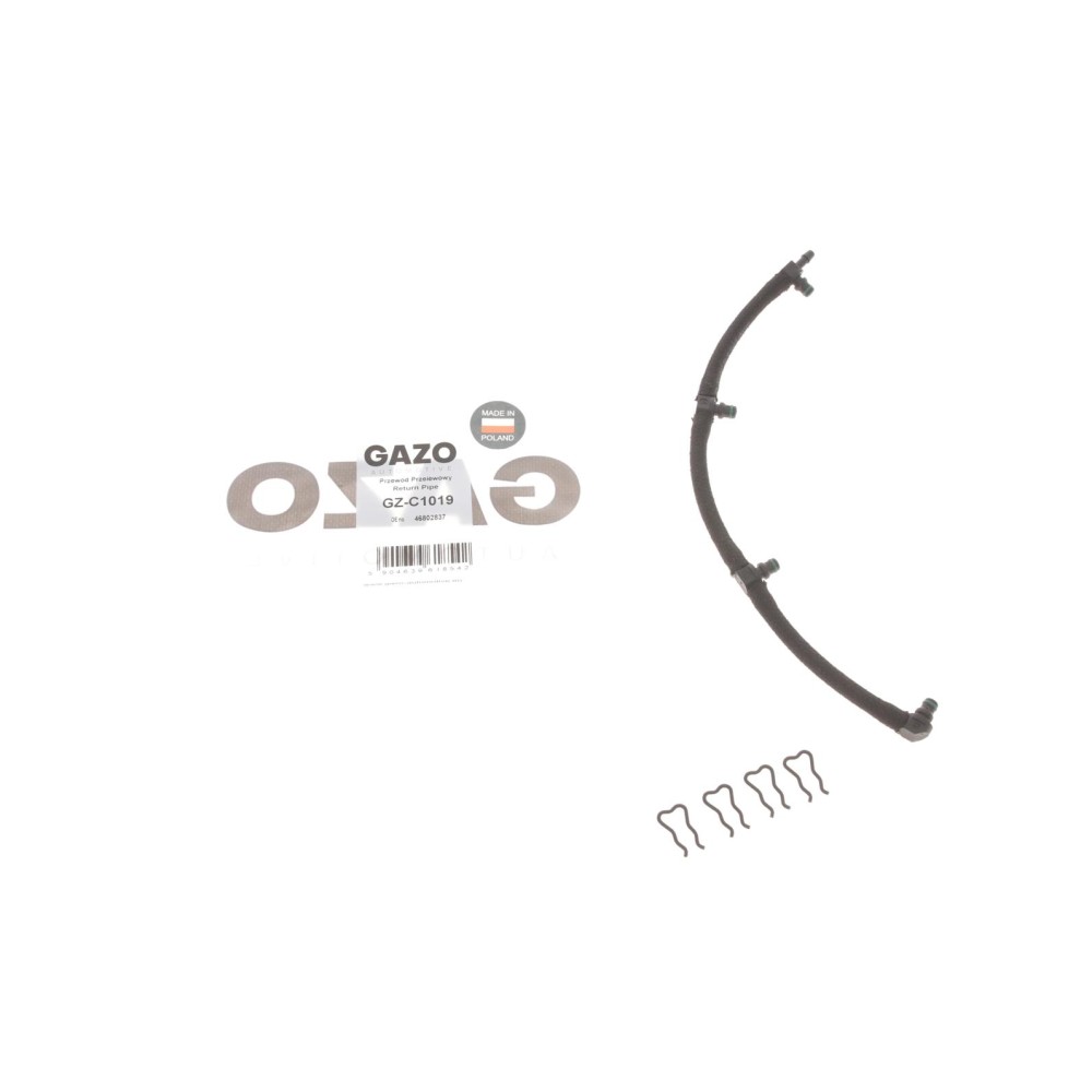 Шланг зливний Fiat Doblo 1.9 JTD 01- (к-кт)