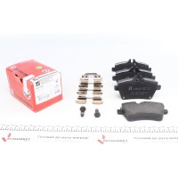 Колодки гальмівні (передні) MB A-class (W169) 04-12 (Bendix-Bosch) (з аксесуарами)
