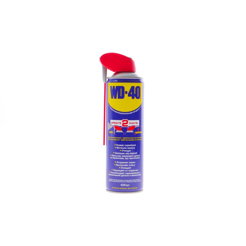 Мастило проникаюче WD-40 SMART STRAW (Рідкий ключ) (420ml)
