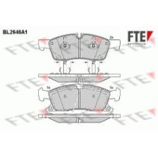 Колодки гальмівні (передні) MB M-class (W166)/GLE (W166)/Jeep Grand Cherokee IV 2.1D-6.4i 10-