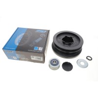 Шків колінвалу + шків генератора BMW 1/3/5/X3 2.0D 02- (4PK+6PK)