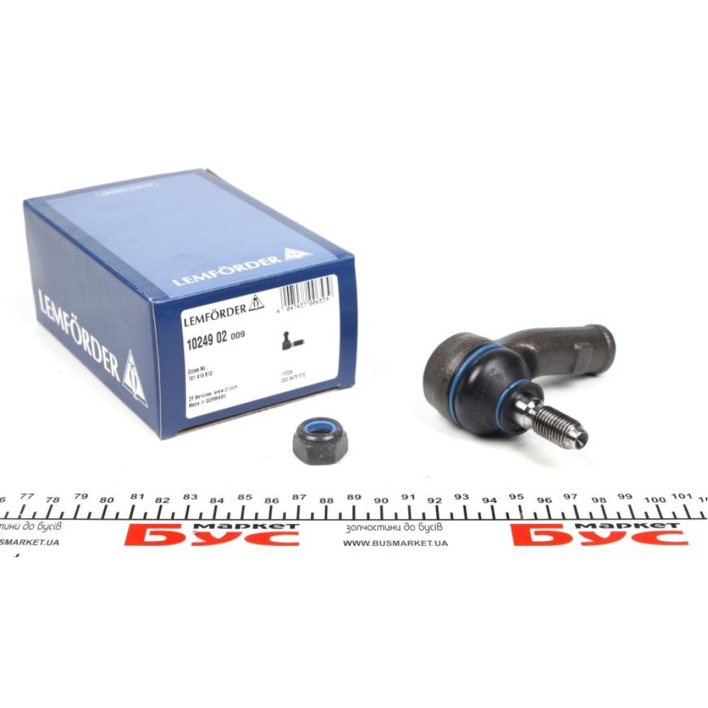 Наконечник тяги рульової (R) VW Caddy II 95-04