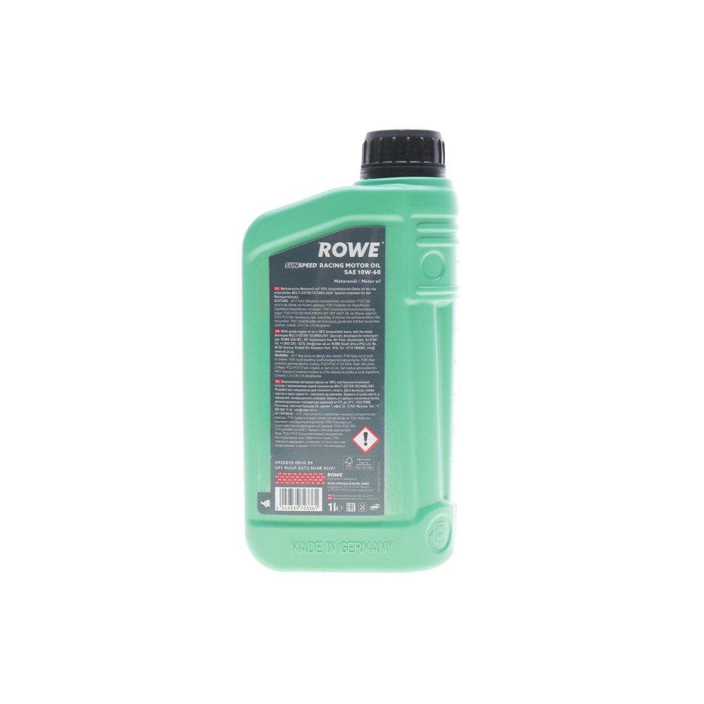 Олива 10W60 SUNSPEED RACING MOTOR OIL (1L) MULTI-ESTER TECHNOLOGY