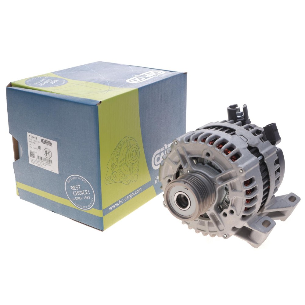 Генератор Volvo C30/C70/S60/S80/V60/V70/XC60/XC70/XC90 2.0-2.5D 07-18 (14V/180A) = 115412