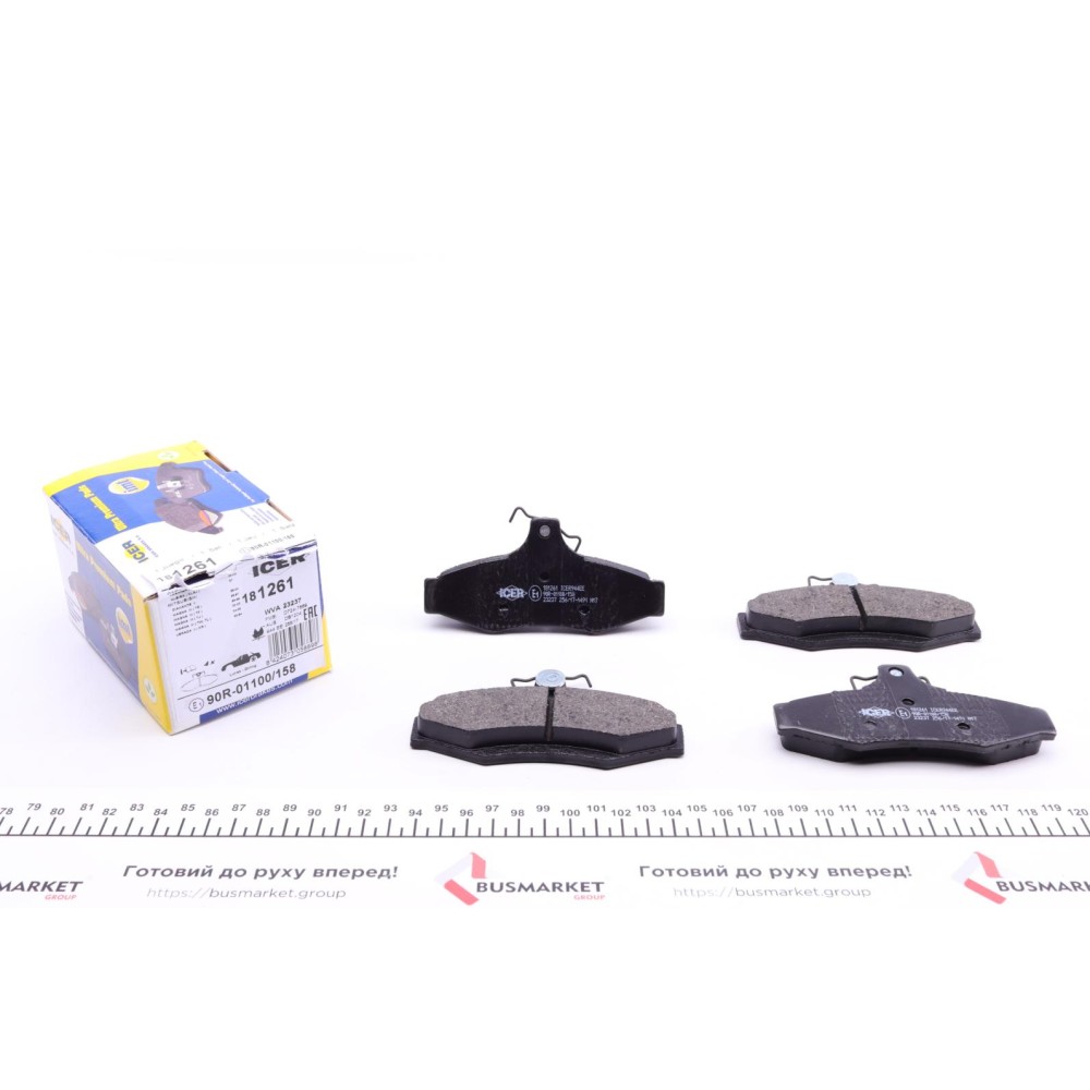 Колодки гальмівні (задні) Daewoo Nubira 97-/Leganza 97-04/Chevrolet Astra 99-11/Vectra 96-98