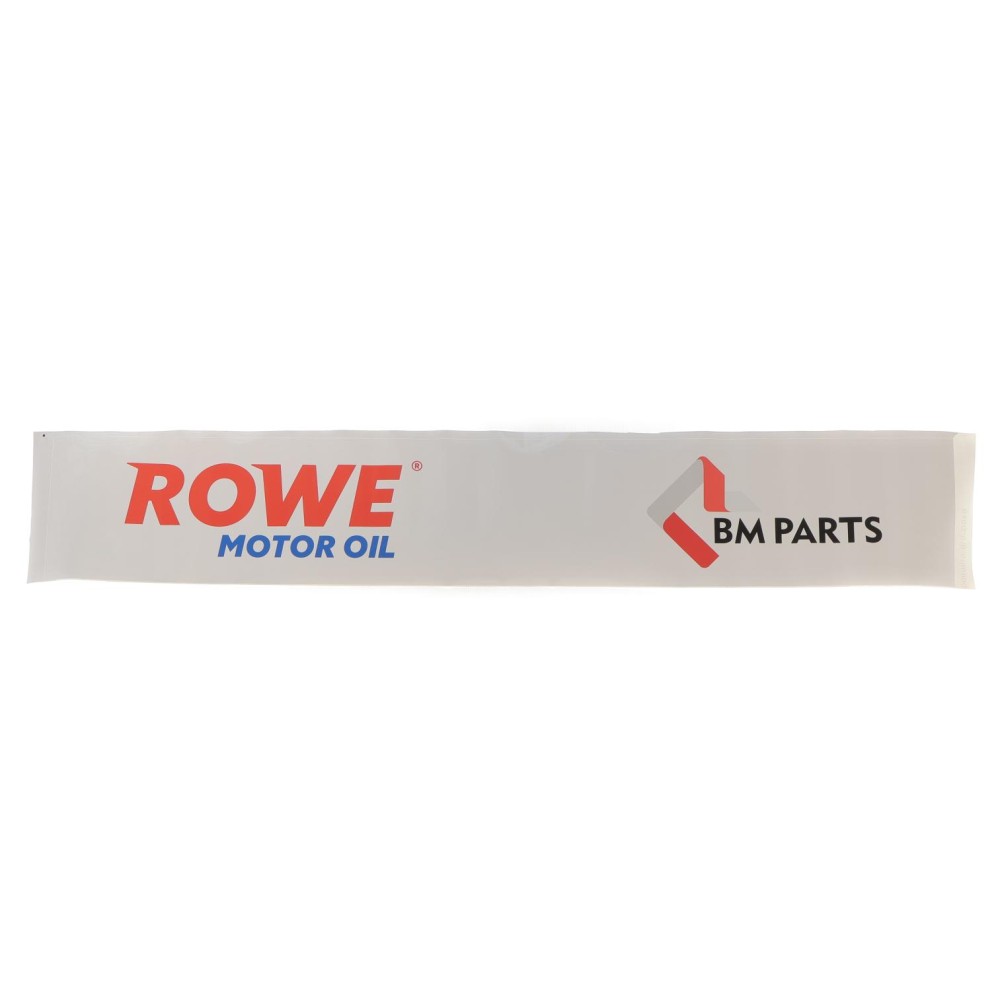 Наклейка на заднє скло автомобіля ROWE Motor Oil та BM Parts (1200х200мм)