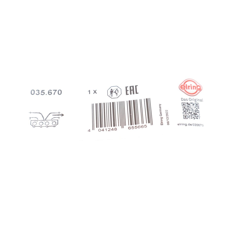 Прокладка колектора випускного VW Caddy IV 1.0 TSI 15-20