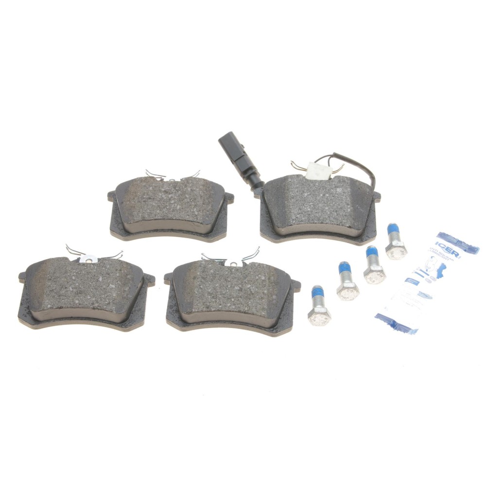 Колодки гальмівні (задні) Ford Galaxy 95-06/VW Sharan/Seat Alhambra 95-10/Ibiza 03-08 (+датчик)