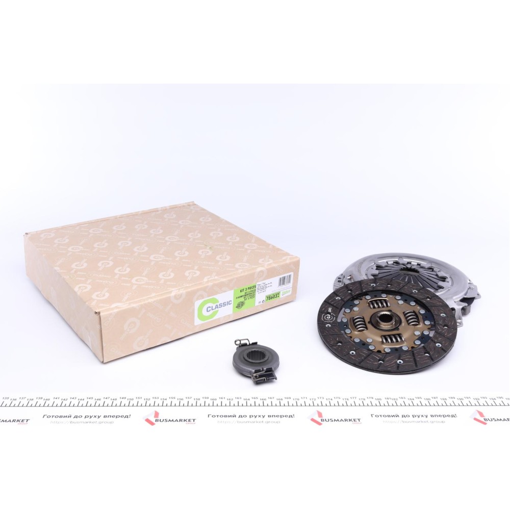 Комплект зчеплення VW Caddy II 1.4i 95-04 (d=200mm) (+вижимний)