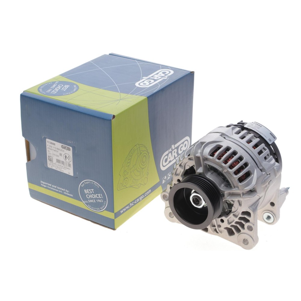 Генератор Audi A2/A3/Skoda Fabia/Octavia/VW Caddy/Golf 1.9TDI /MB Vito 1,4-3,2 96- (14V/90A) = 113888